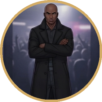 Not Your Sensei animated character (bouncer, Not Your Sensei by Night)